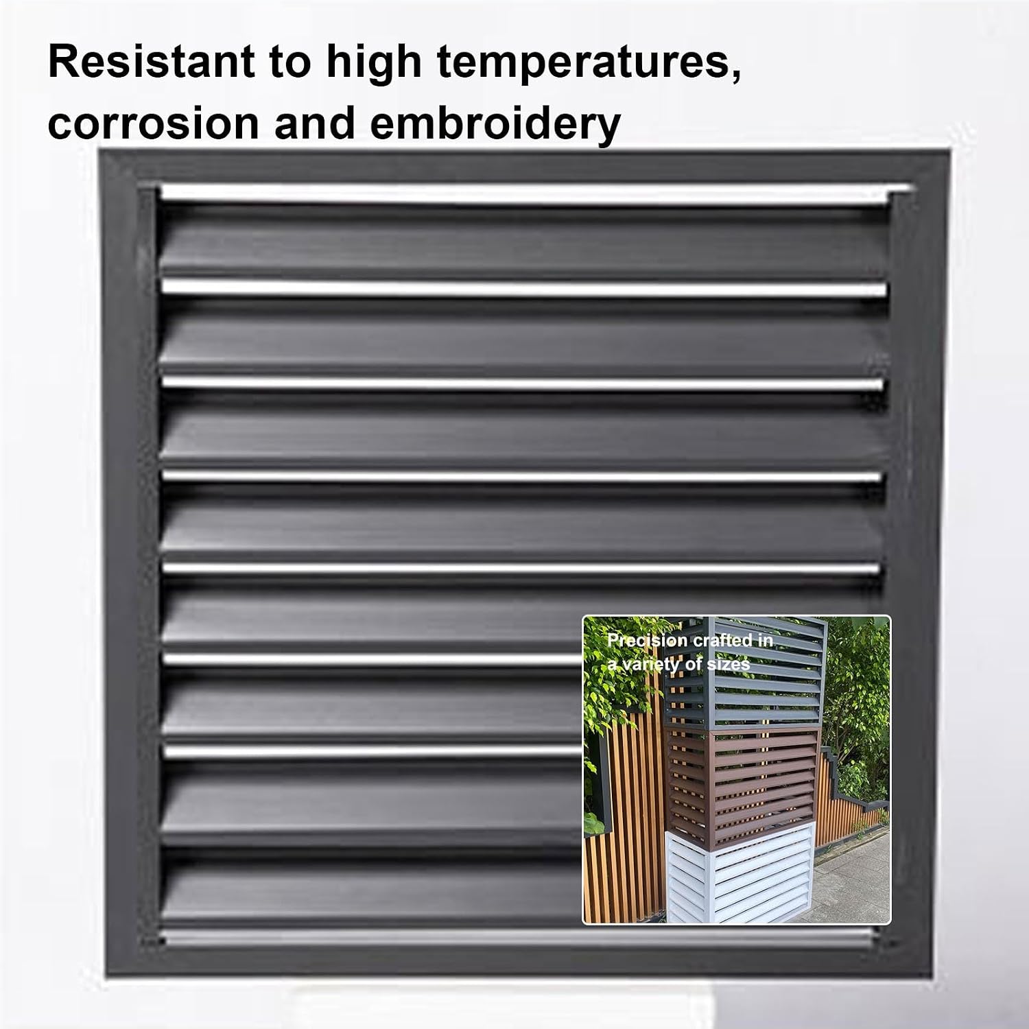  Housse De Climatiseur D'extérieur – Protection En Aluminium étanche à La Poussière Pour Mini Systèmes Divisés – Réduction Du Bruit – Utilisation Extérieure Résistante Aux Intempéries