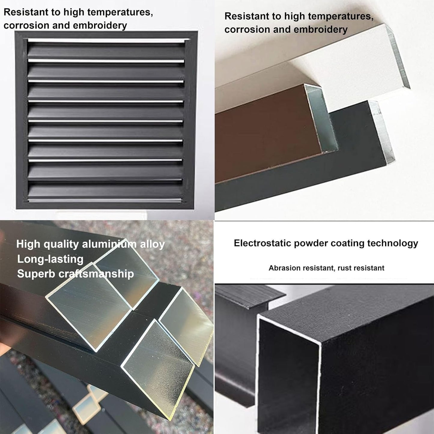 GENERIC Housse De Protection Pour Climatiseur Extérieur - En Aluminium - Avec Clôture Pour Unités Extérieures Et Pompes à Chaleur - Résistante Aux Intempéries - Compatible Avec La Plupart Des Climatiseurs