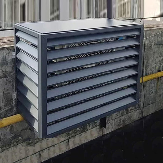 GENERIC Clôture Robuste – Housse Extérieure En Alliage D'aluminium Pour Climatiseur, Séparateur D'espace Et Poubelle, Grilles De Protection Pour Supports De Climatisation Et Supports De Fleurs