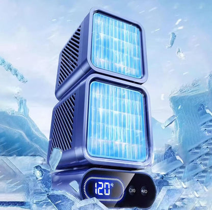 GENERIC Ventilateur De Climatiseurs Portables, 24 Heures De Longue Durée De Vie De La Batterie, Ventilateur De Climatisation Multi-Angle Pour La Maison Chambre Camping Car Bureau
