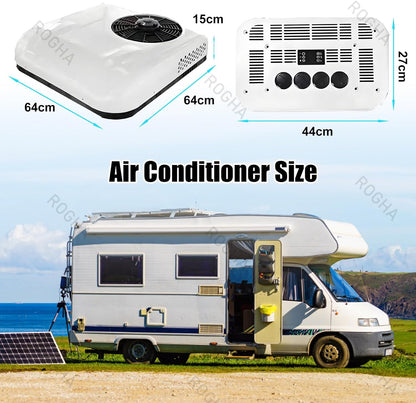 GENERIC Climatiseur électrique à Refroidissement Rapide Pour Camping-cars Et Camionnettes 12 V 9000 BTU