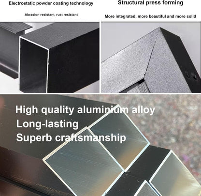 GENERIC Couvertures En Aluminium Pour Climatiseur - Protection Centrale Du Condensateur AC - Protection De Pompe à Chaleur CVC - Couvercle De L'unité CA Résistant Aux Intempéries - Protection En Aluminium De