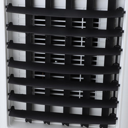  VINGVO Refroidisseur D'air Sans Tuyau D'échappement 10L, Climatiseur Mobile 65W Avec Refroidissement Par Eau, Minuterie Télécommandée à 3 Niveaux, Refroidisseur D'air Pour Chambre De (Prise UE 220V)