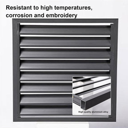 GENERIC Housse De Protection Pour Climatiseur – Protection Décorative En Aluminium Pour Pompe à Chaleur Extérieure Et Maison – Clôture élégante Pour Unités De Climatisation Et Résistant Aux Intempéries