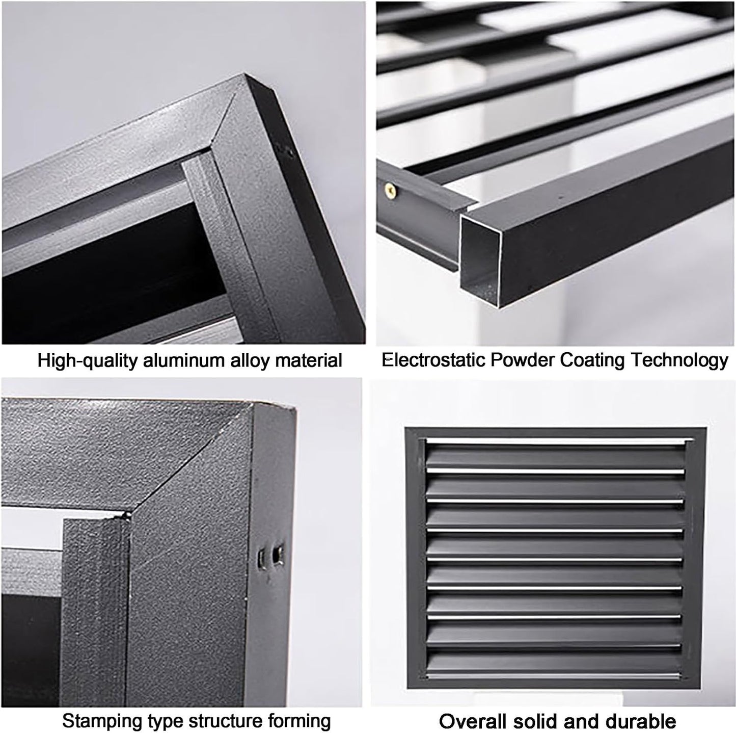  Housse De Protection En Aluminium Pour Climatiseur Et Pompe à Chaleur, Résistante Aux Intempéries, Blanc Et Gris, Taille 100 – Idéal Pour Toutes Les Saisons