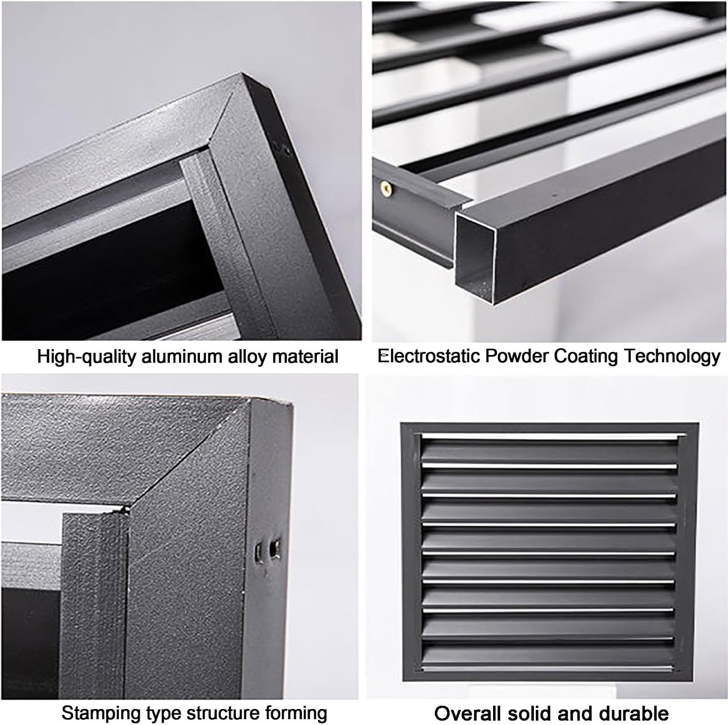  Housse De Protection En Aluminium Pour Climatiseur Et Pompe à Chaleur, Résistante Aux Intempéries, Blanc Et Gris, Taille 100 – Idéal Pour Toutes Les Saisons