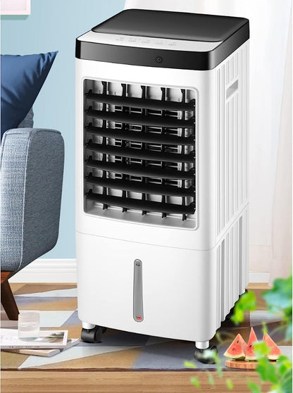 GENERIC Refroidisseur D'air Portable Sans Tuyau 10L Réservoir D'eau Ventless Evaporative Refroidisseur Avec 3 Vitesses, Temporiseur Et Fonction D'aronde Unité De Climatisation Silencieuse Pour La Chambre à Do