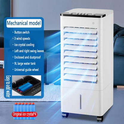 GENERIC Refroidisseur évaporatif Portable Avec Réservoir 9L, Télécommande Et 3 Vitesses.Ventilateur énergétique Efficace Avec Horlogerie 15H Et Oscillation De 90° Pour Chambre à Coucher Et Bureau.