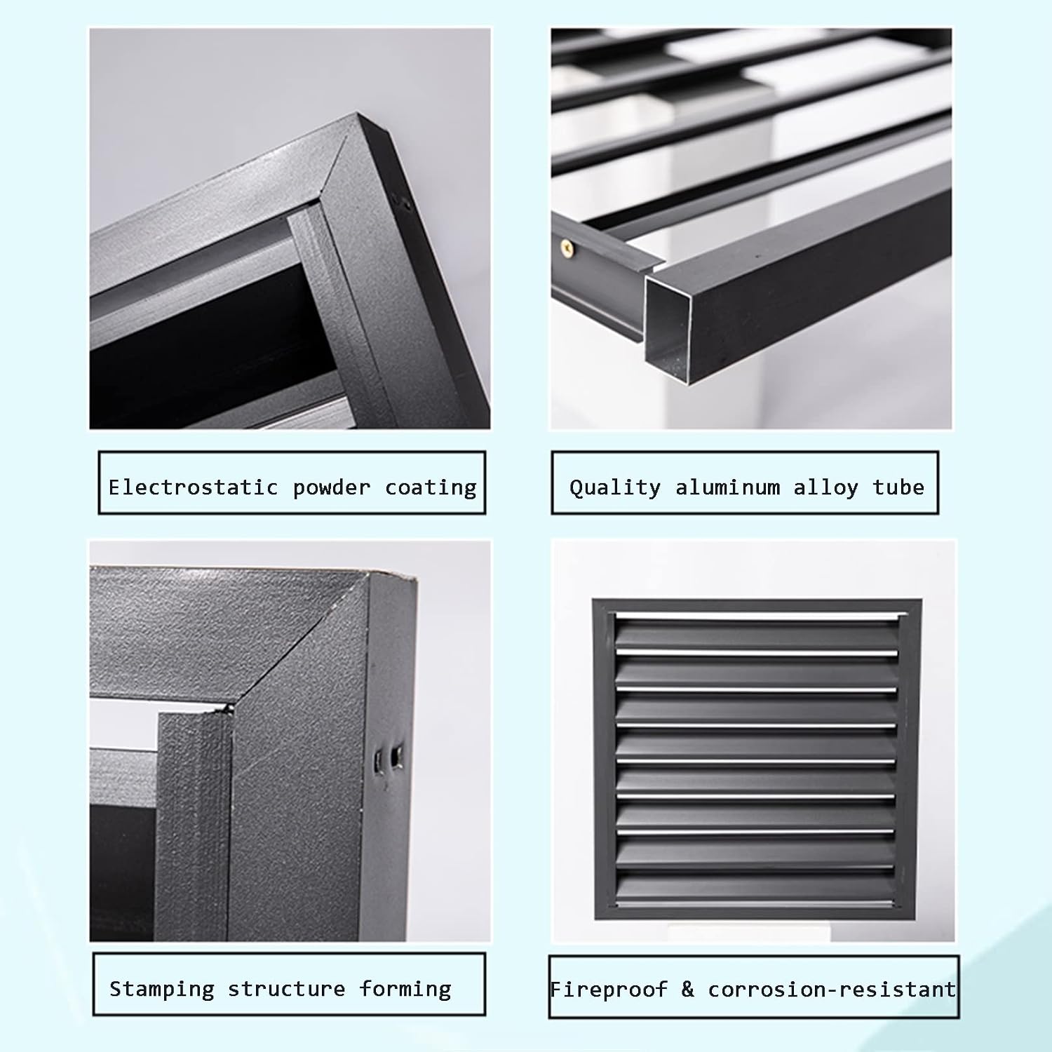 GENERIC Écran De Clôture Pour Climatiseur Extérieur – Volets En Alliage D'aluminium Anti-corrosion Et Support De Fleurs Pour Unité Extérieure En Métal, Blanc, Taille 2-3P (L1)