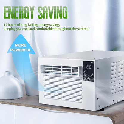  Refroidisseur D'air Portable Avec Télécommande, Déshumidificateur Compact Et Ventilateur Pour Chambre De Dortoir, Bureau, Chambre à Coucher.Murmure Une Opération Tranquille.Écoénergétiques 280W.Aucune
