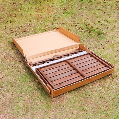  Housse En Bois Pour Climatiseur – Écran De Protection En Bois Massif Pour Climatiseurs, Pompes à Chaleur, Poubelles Et Supports De Fleurs – Obturateur élégant Pour Une Utilisation En Extérieur