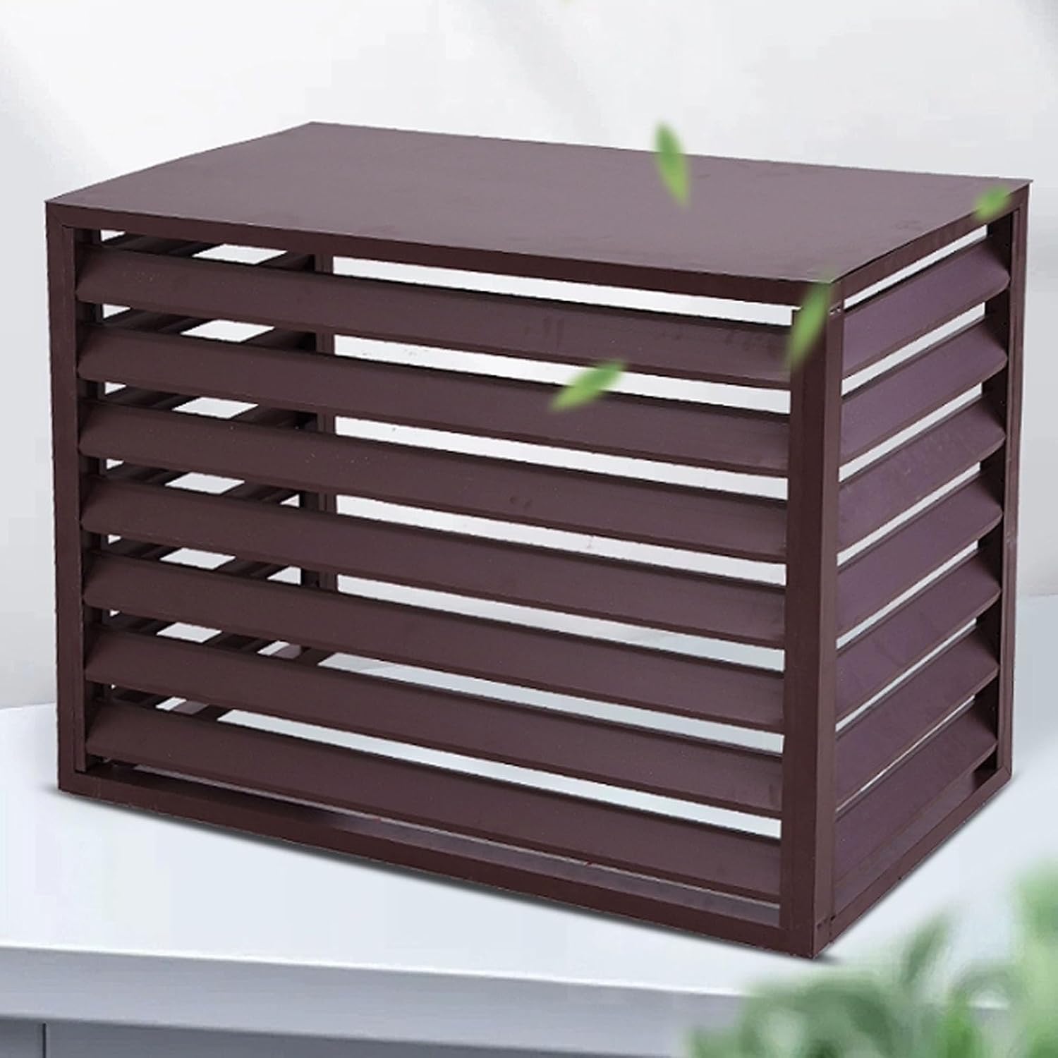 GENERIC Housse De Climatiseur Pour Mini Unités Séparées, Protection Extérieure, Réduction Du Bruit, Résistant Aux Intempéries, Clôture Décorative Pour Cacher Les Unités, Design Durable Et élégant