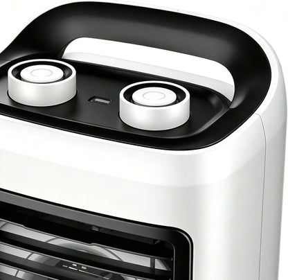  Refroidisseur D'Air Mini Portable | Ventilateur Climatiseur USB Bureau | 3 Vitesses Silencieux | Alimenté Par USB | 3 Vitesses & Fonctionnement Silencieux | Pour Chambre & Bureau