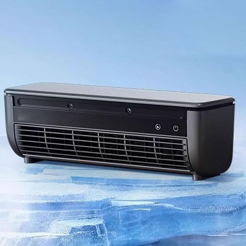  Ventilateur Mural AC Unité Sans Fenêtre, Refroidissement De Bureau Portable Avec Télécommande, Rechargeable Plug-in, 3 Vitesses, Installation Facile, Fonctionnement Silencieux Pour Le Bureau De Dortoi