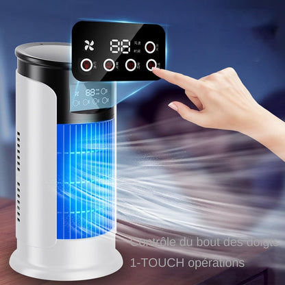  Climatiseurs Portatifs | Ventilateur Personnel Portable Rafraîchisseur D'Air | Minuterie Silencieuse Refroidisseur D'Air Réservoir 300 Ml Compact Pour Chambre Voiture Et Extérieur