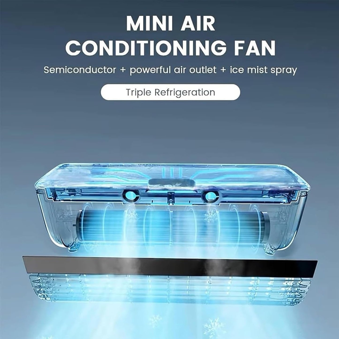  Climatiseur Mural Sans Fil Mini Ventilateur USB Rechargeable Drilling Installation Refroidissement Instantané Pour La Cuisine De Chambre à Coucher Bureau Fonctionnement Silencieux