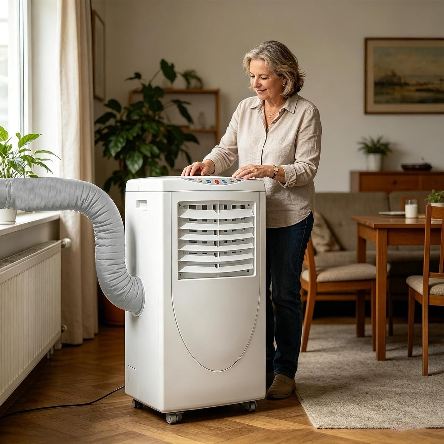  Manchon De Tube Isolé – Manchon D'isolation Pour Tuyau AC Portable | Enveloppement Thermique Pour éviter La Perte De Température, Disposition De Protection Thermique Solide Et Lisse