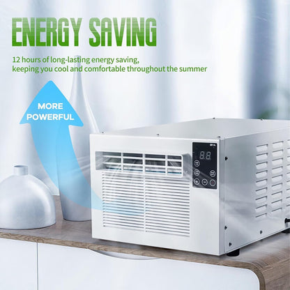  Climatiseur Portable Compact, Déshumidificateur 1876BTU à Refroidissement Rapide Pour La Cuisine De Dortoir De Chambre.Fonctionnement Silencieux écoénergétique 280W Avec Roues De Roulette.Pas D'instal