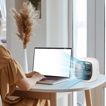  Climatiseurs Portatifs,Humidificateur Évaporatif De Bureau - Appareil De Refroidissement USB Portable Pour Voyage, Extérieur Et Camping
