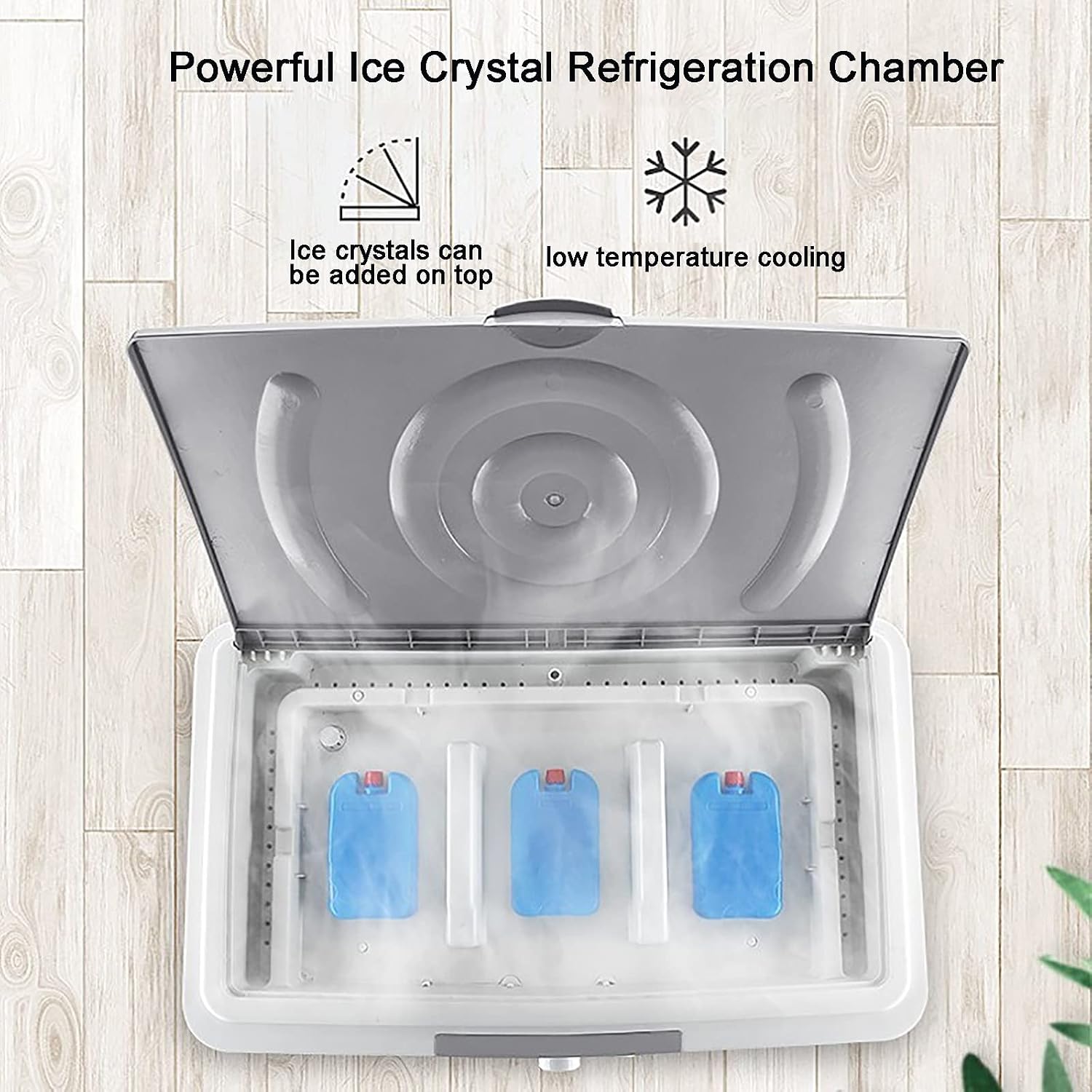 GENERIC Refroidisseur D'air Portable Avec Télécommande, Réservoir De 4L, 6 Packs De Glace, 12H Minuterie, Ventilateur D'évaporation Silencieux Pour Le Refroidissement De La Salle De Dortoir De Bureau à Domici