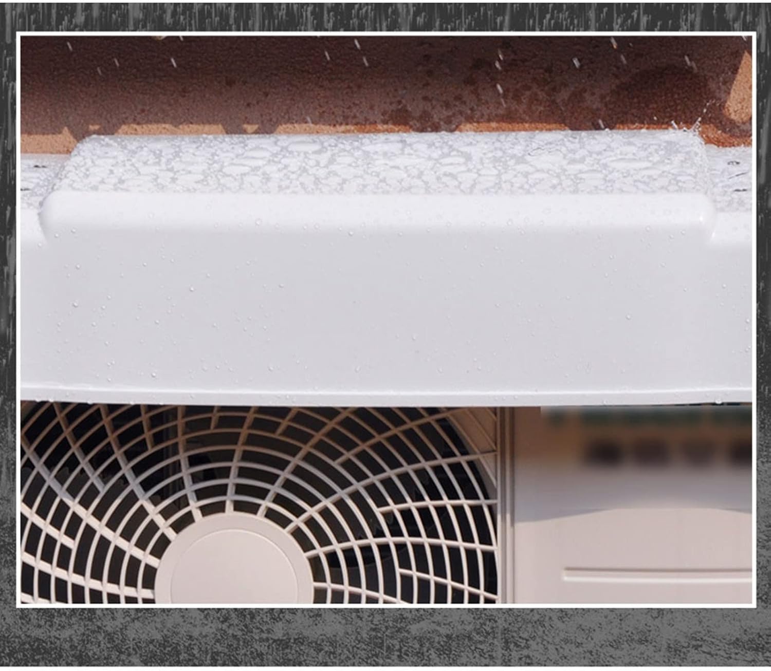  Housse De Protection En PVC Robuste Pour Climatiseur – Protection Résistante Aux Intempéries Pour Unité De Climatisation Extérieure, Anti-poussière Et Pare-soleil – Utilisation Toute L'année