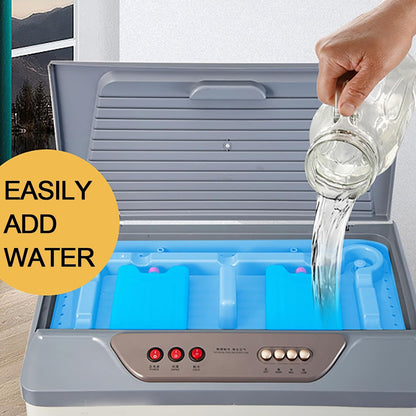  Climatiseur Mobile, Volume D'air 12000, Puissance éolienne Réglable à 3 Vitesses, Grand Réservoir D'eau 70L, Alimentation En Air Oscillant Grand Angle, Avec Affichage Niveau D'eau Et Roulette Mobile