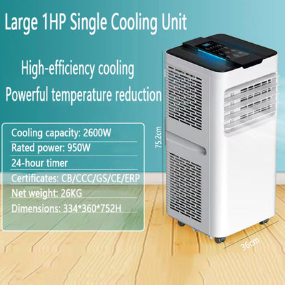  7000 BTU Climatiseurs Portables Climatiseur Portable Jusqu'à 350 Sq.Ft.Unité De Climatisation Portable Intelligente Avec Ventilateur Cool Déshumidificateur Sleep 24H Timer Remote & Installation Kit De