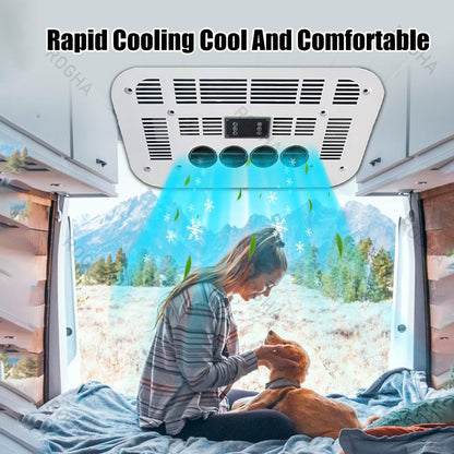 GENERIC Climatiseur électrique à Refroidissement Rapide Pour Camping-cars Et Camionnettes 12 V 9000 BTU