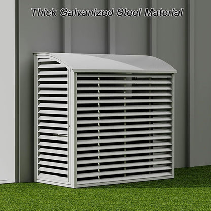 GENERIC Housse De Protection Imperméable Pour Climatiseur Extérieur, 100 X 50 X 85 Cm, Résistante Aux Intempéries Pour Climatisation Et équipement De Piscine, Résistante Aux Intempéries.