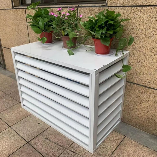 GENERIC Housse De Poubelle D'extérieur, Climatiseur Multifonction, Housse En Aluminium, Réduction Du Bruit, Installation Facile, Idéale Pour Une Utilisation Dans Le Jardin Et Le Balcon