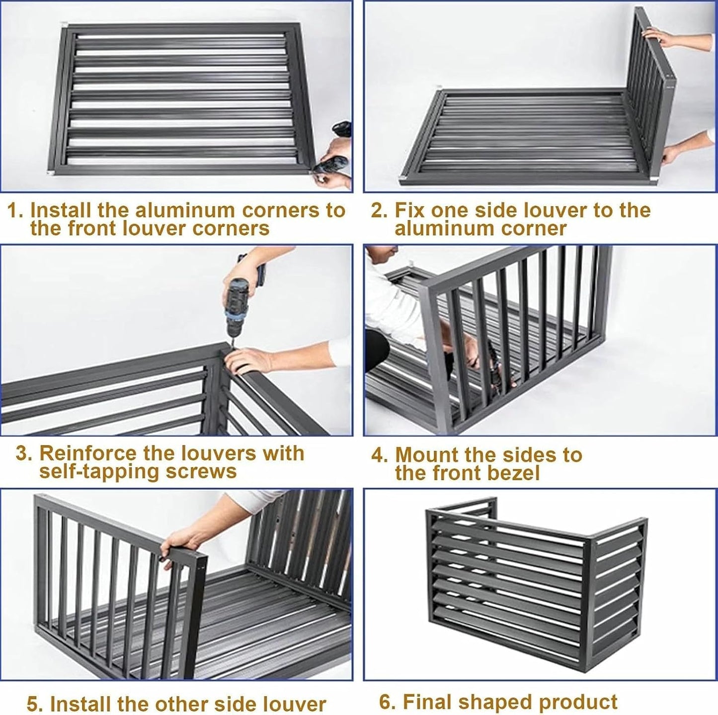  Couvercle De Climatiseur Extérieur En Aluminium, Boîte D'isolation De Pompe à Chaleur, Bloc De Protection De Climatiseur Extérieur, Couvercle De Seau Extérieur Pour Une Utilisation En Extérieur ( Colo