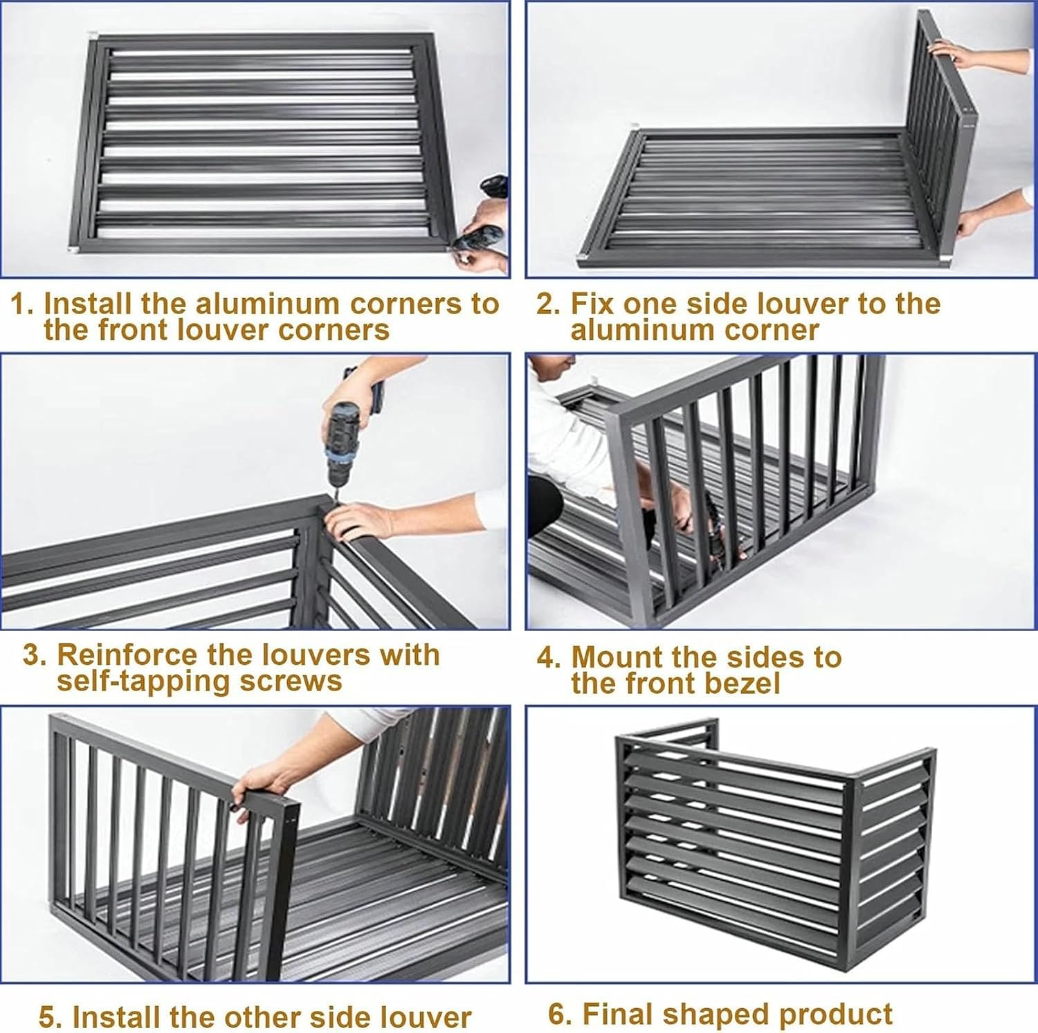  Couvercle De Climatiseur Extérieur En Aluminium, Boîte D'isolation De Pompe à Chaleur, Bloc De Protection De Climatiseur Extérieur, Couvercle De Seau Extérieur Pour Une Utilisation En Extérieur ( Colo